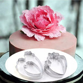 STAINLESS STEEL PEONY PETAL CUTTER  SET 4 PCS A329